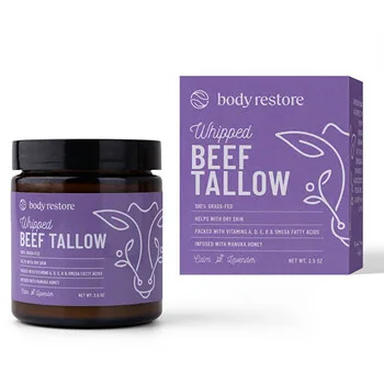 Body Restore Lavender Whipped Beef Tallow Body Cream 71 g thumbnail 5