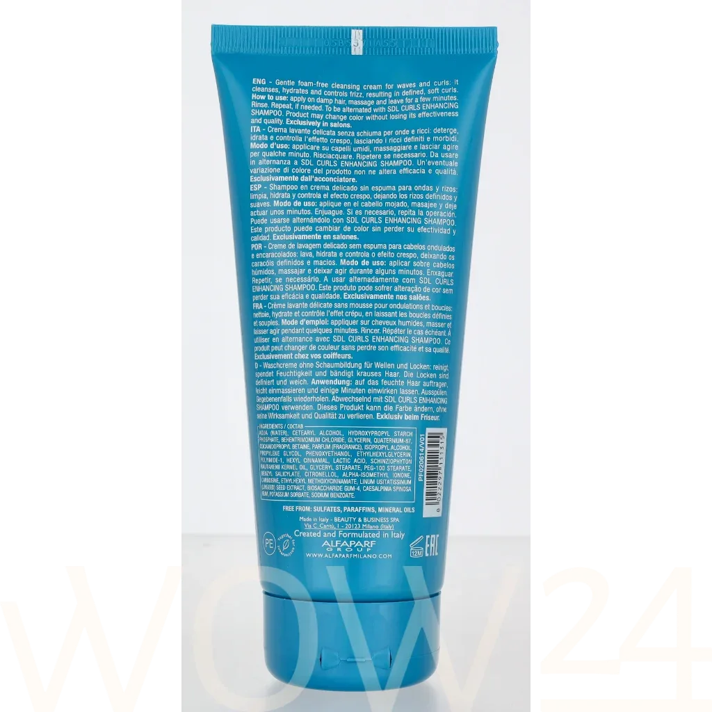 Alfaparf Milano Semi Di Lino Curls Hydrating Co-Wash thumbnail 3
