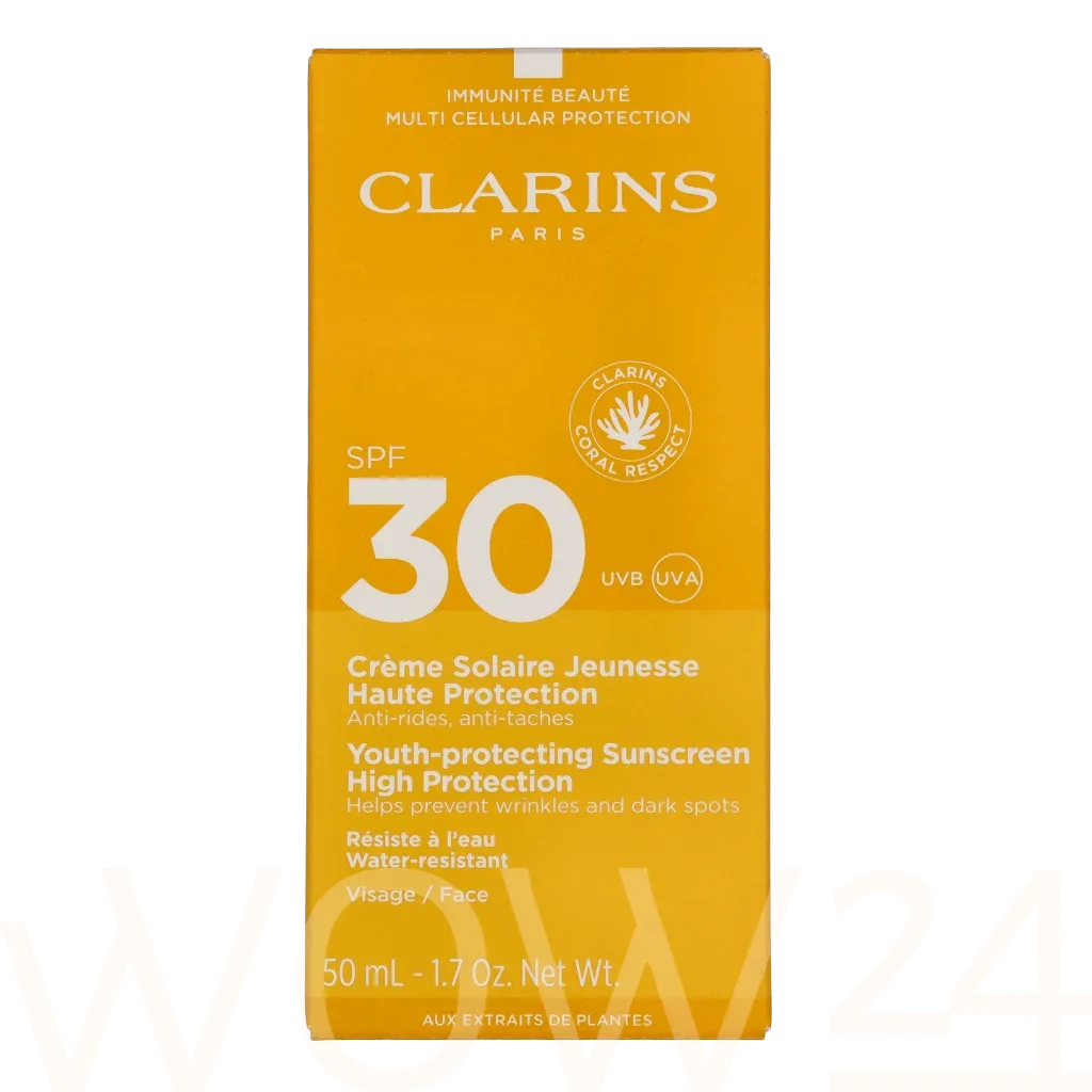 Clarins Sun Care Youth-Protecting Face Sunscreen thumbnail 2