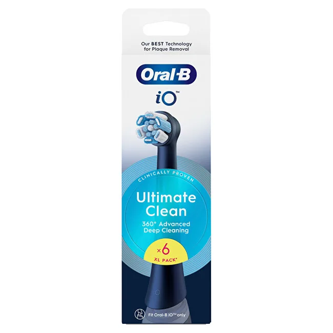 ORAL-B Replacement heads iO Ultimate Clean Black 6 pcs thumbnail 2