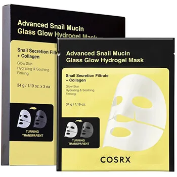 COSRX Set of face masks Glass Glow Hydrogel Mask 3 x thumbnail 2