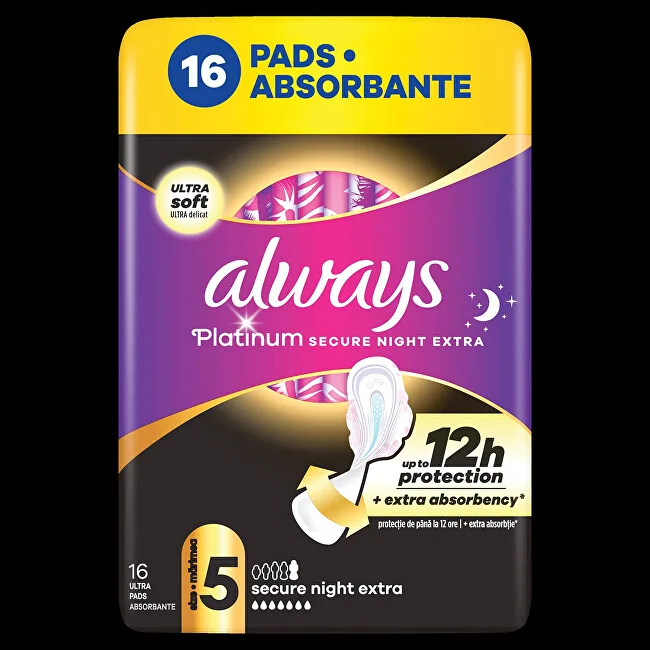 Always Platinum Secure Night Extra sanitary napkins 16 pcs thumbnail 8