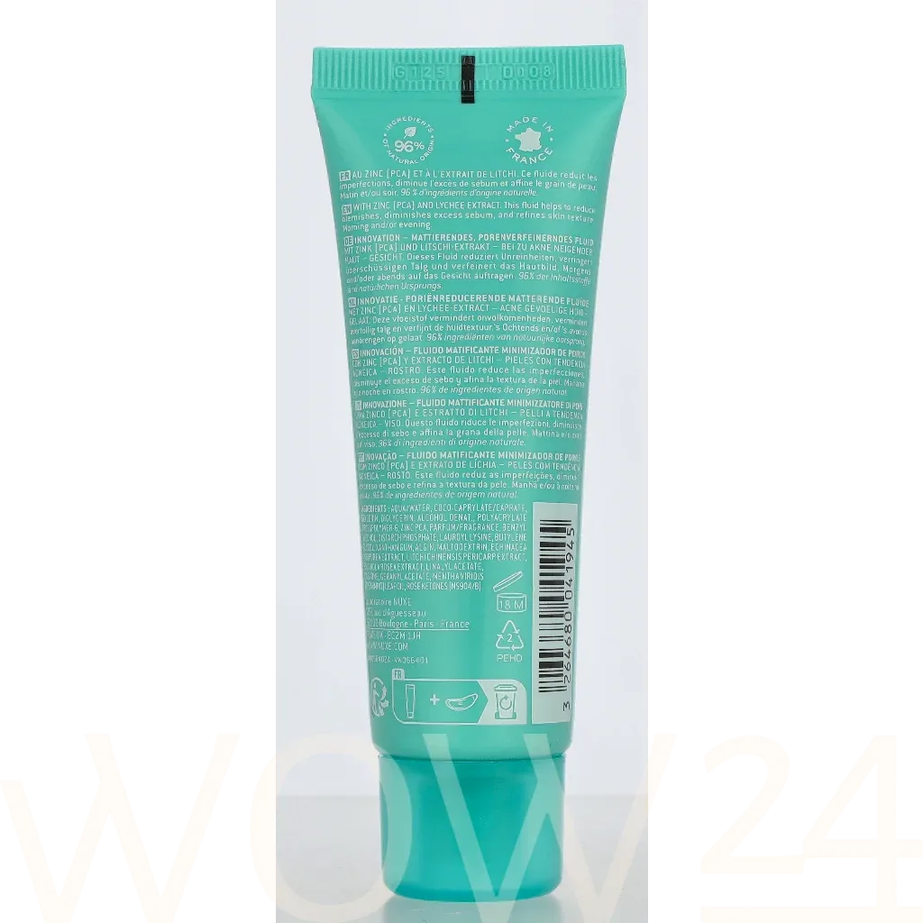 Nuxe Zinc Power Mattifying Fluid Pore Minimizer thumbnail 3