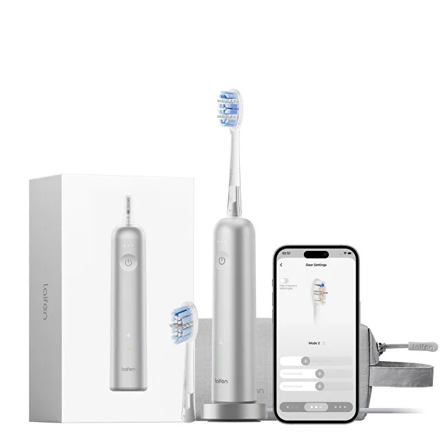 Laifen Electric toothbrush Wave Pro LFTB02-A Aluminum Alloy Silver thumbnail 2