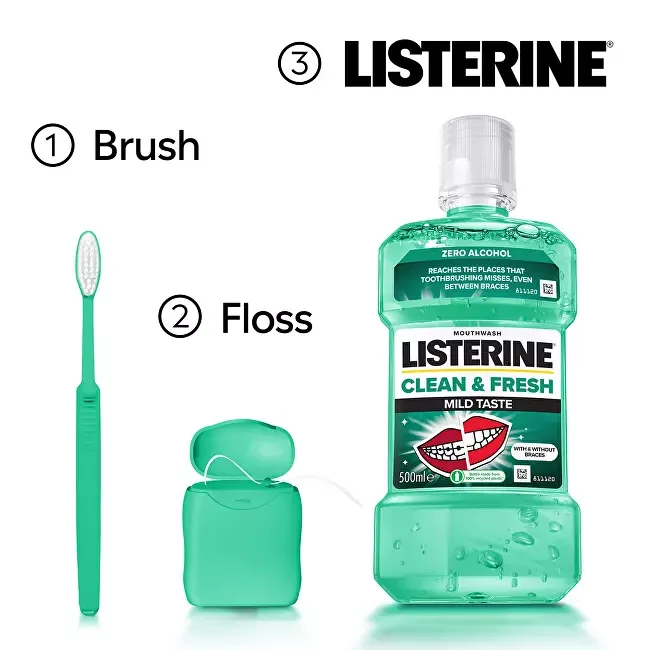 Listerine Clean & Fresh Mild Taste Mouthwash thumbnail 7