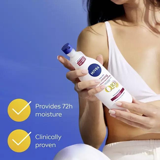 Nivea Extra nourishing firming milk Q10 (Firming and Extra Nourishing Body Milk) 400 ml thumbnail 4