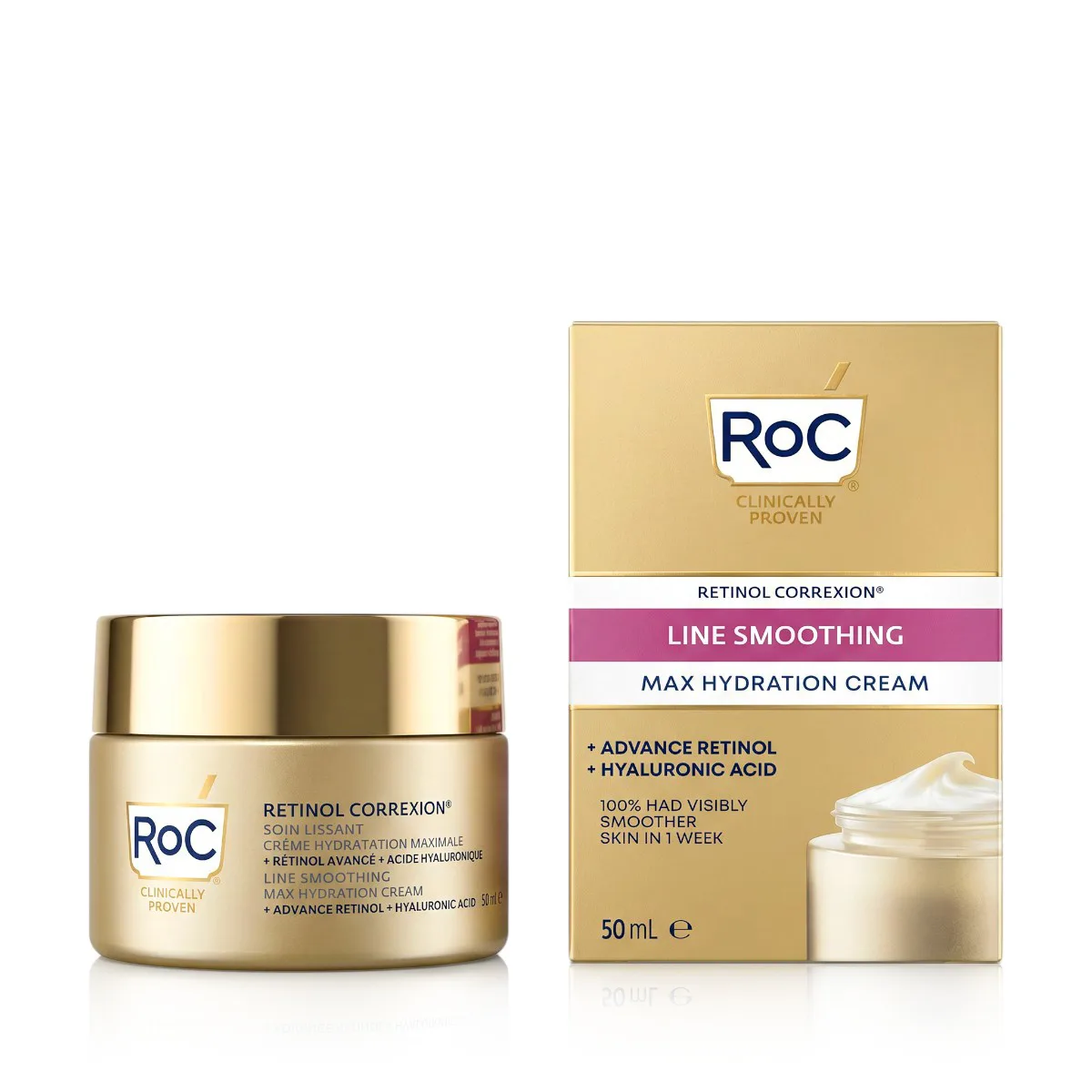 RoC Retinol Correxion Line Smoothing Max Hydration Cream thumbnail 6