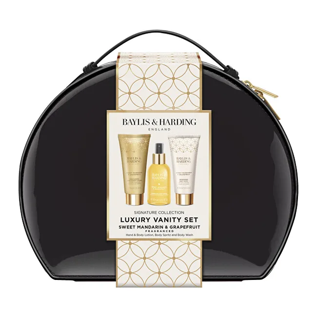 Baylis & Harding Baylis & Harding Trio of body products in a cosmetic bag Mandarin & Grapefruit 3pcs thumbnail 2