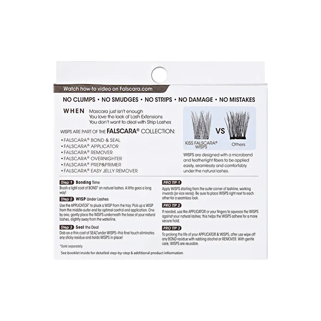 Kiss False eyelashes Falscara Multipack - Clear band thumbnail 3