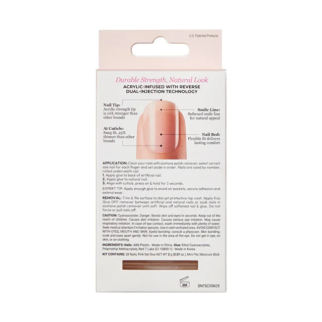 Kiss Salon Acrylic artificial nails - Chic Beats 28 pcs thumbnail 3