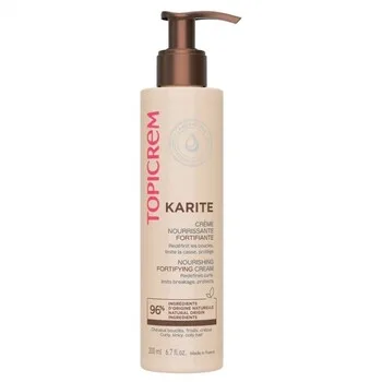 Topicrem Leave-in care for curly and frizzy hair Karite (Nourishing Fortifying Cream) 200 ml thumbnail 2
