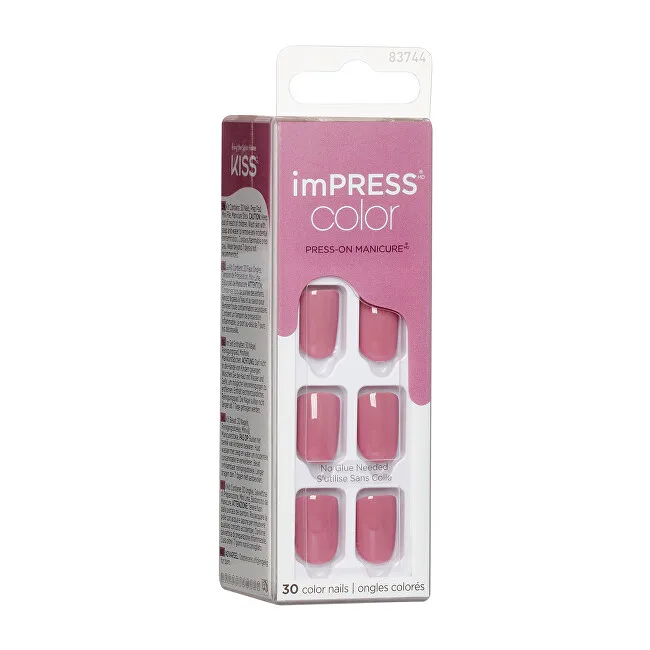 Kiss Kiss Self-adhesive nails imPRESS Color Petal Pink 30 pcs thumbnail 3