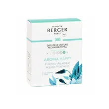 Maison Berger Paris Aroma Happy Aquatic Fresheness Car Diffuser Recharge/Refill 2 pcs thumbnail 4