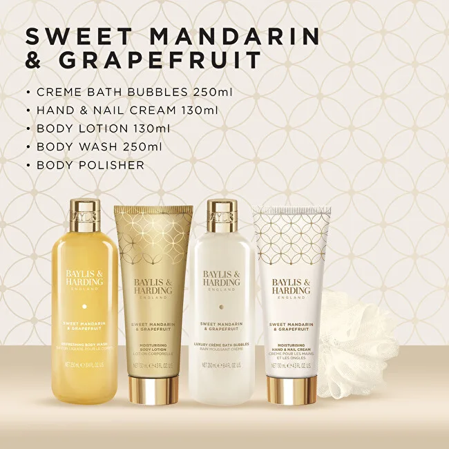 Baylis & Harding Body care gift set in a gift box Mandarin & Grapefruit 5 pcs thumbnail 4