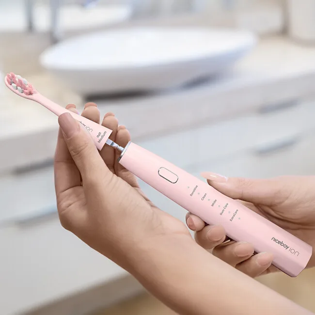 Niceboy ION Sonic Pink Sonic Toothbrush thumbnail 7