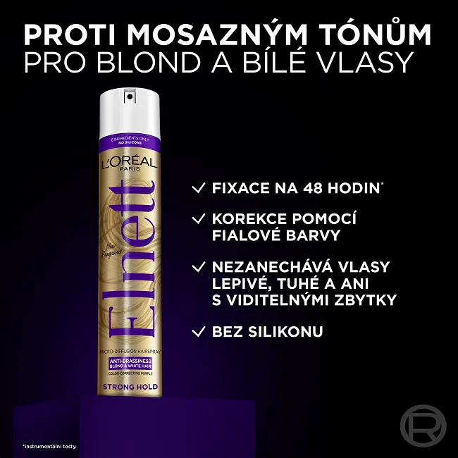 Loreal Elnett Micro-Diffusion Hairspray Anti-Brassiness thumbnail 2