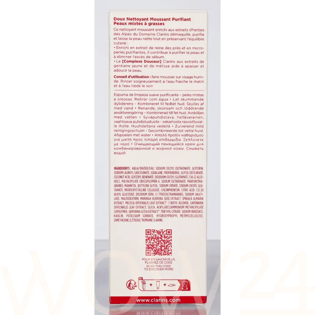 Clarins Purifying Gentle Foaming Cleanser thumbnail 3