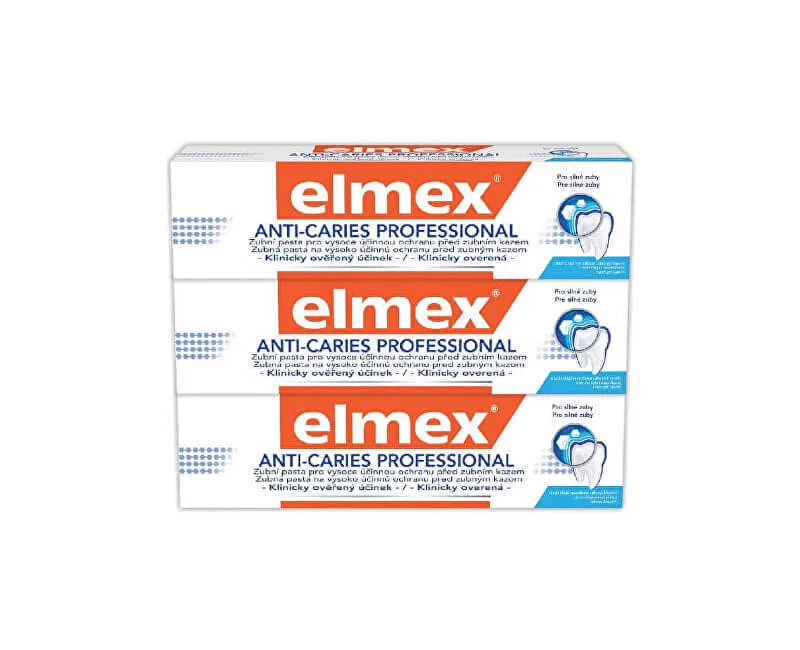 Elmex Toothpaste Anti Caries Professional Trio 3 x thumbnail 2