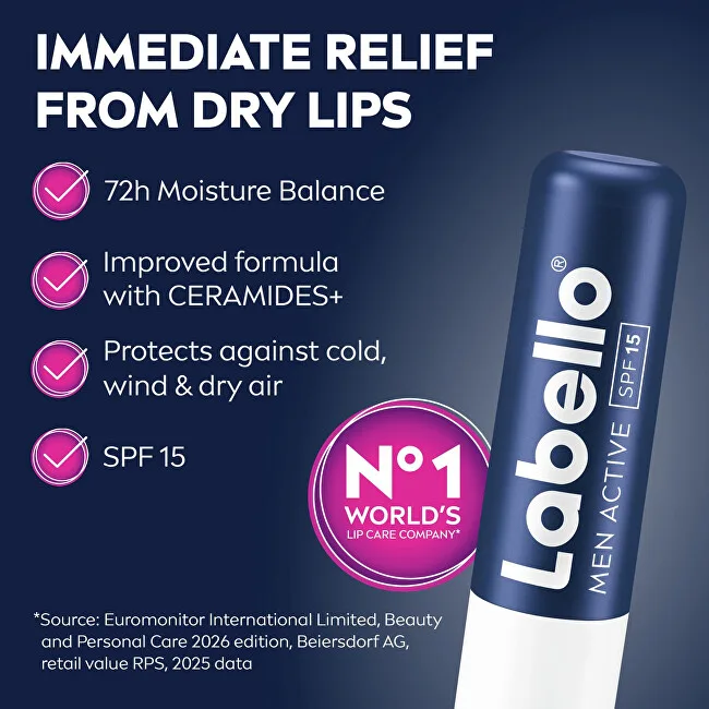 Labello Men Active 24h Moisture Lip Balm thumbnail 3