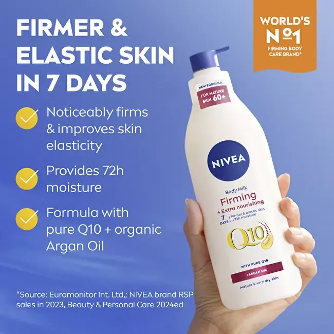 Nivea Extra nourishing firming milk Q10 (Firming and Extra Nourishing Body Milk) 400 ml thumbnail 2
