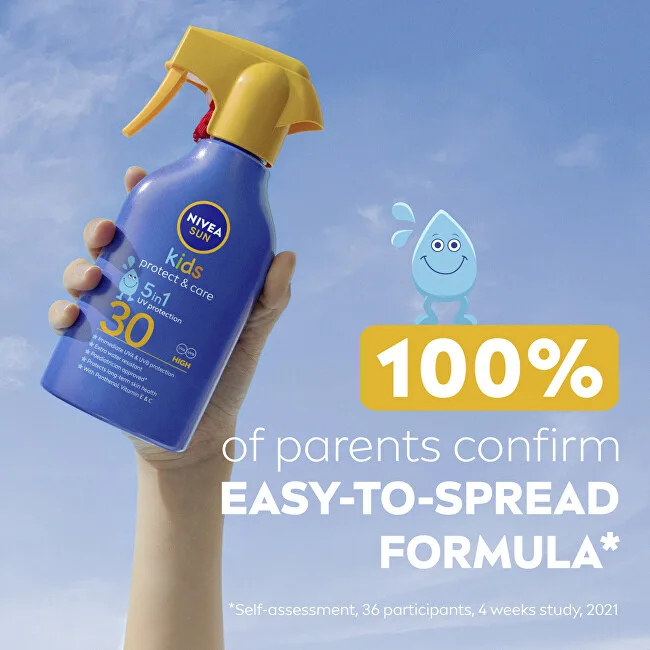 Nivea Sunscreen spray SPF 30 Kids Protect & Care Spray 250 ml thumbnail 5
