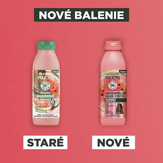 Garnier Fructis Hair Food Watermelon Plumping Shampoo thumbnail 6