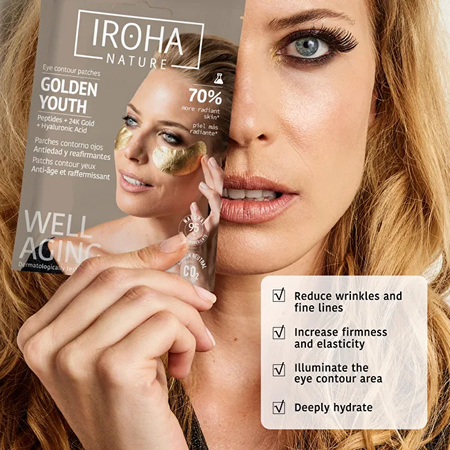Iroha Golden Youth Eye Contour Patches 2 x thumbnail 8