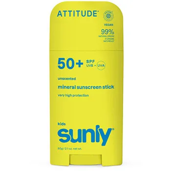 Attitude Children's mineral sunscreen without perfume SPF 50 Sunly 60 g thumbnail 2
