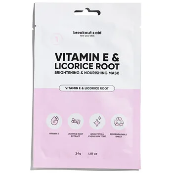 Breakout+aid Brightening mask with vitamin E and licorice thumbnail 2