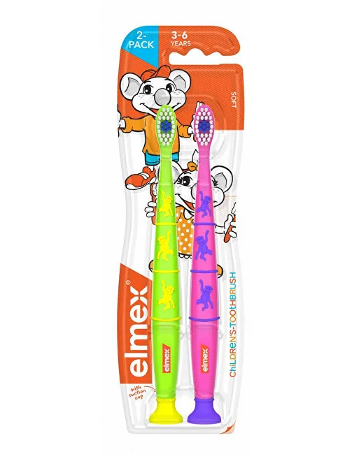 Elmex Toothbrush for children aged 3-6 years Children Duopack 2 pcs thumbnail 2