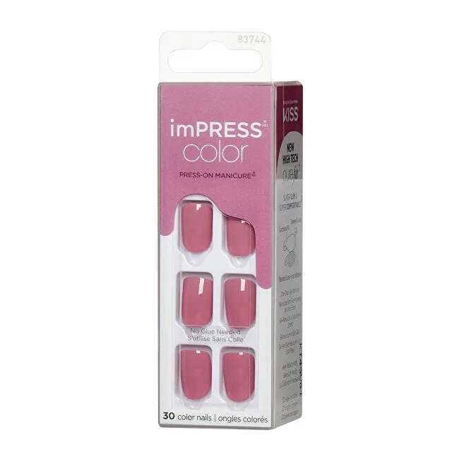 Kiss Kiss Self-adhesive nails imPRESS Color Petal Pink 30 pcs thumbnail 2