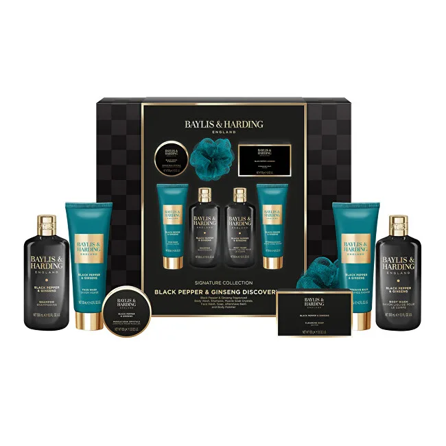 Baylis & Harding Black Pepper & Ginseng Body Care Gift Set 7 pcs thumbnail 2