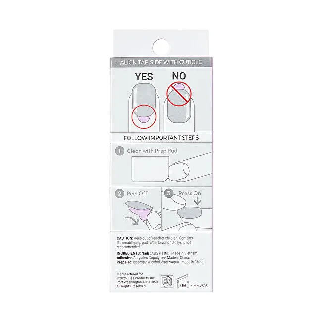 Kiss Self-adhesive nails imPRESS Nails - By The River 30 pcs thumbnail 3