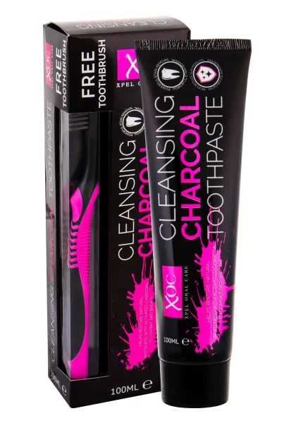 Oral care cleansing charcoal