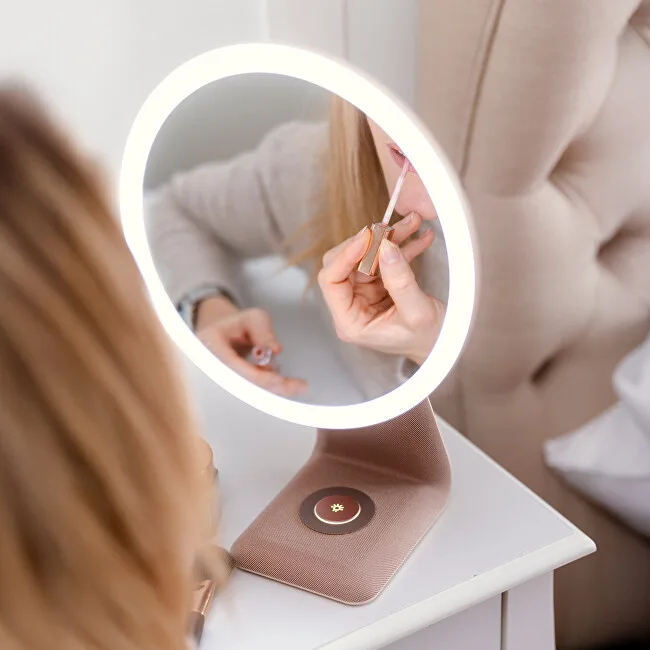 Rio-Beauty Tabletop cosmetic mirror with LED lighting thumbnail 2