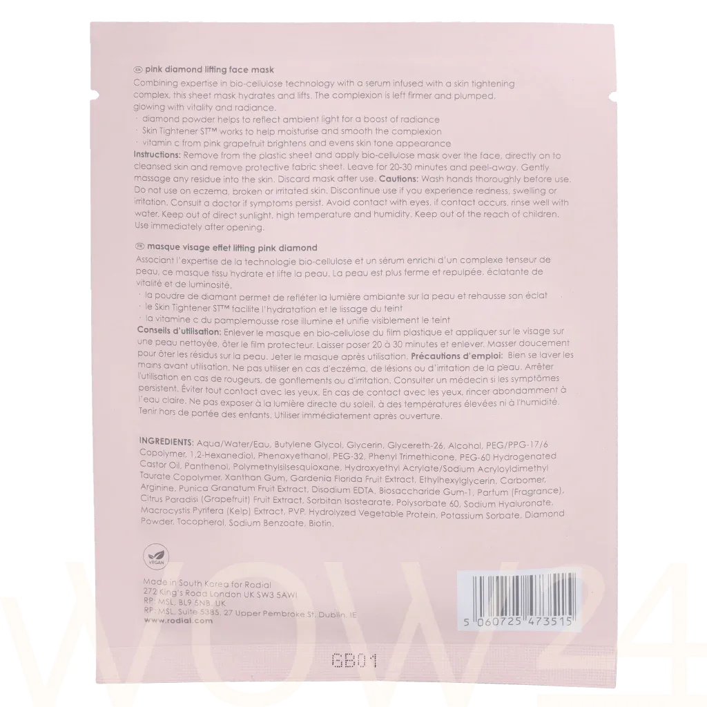 Rodial Rodial Pink Diamond Instant Lifting Mask thumbnail 3