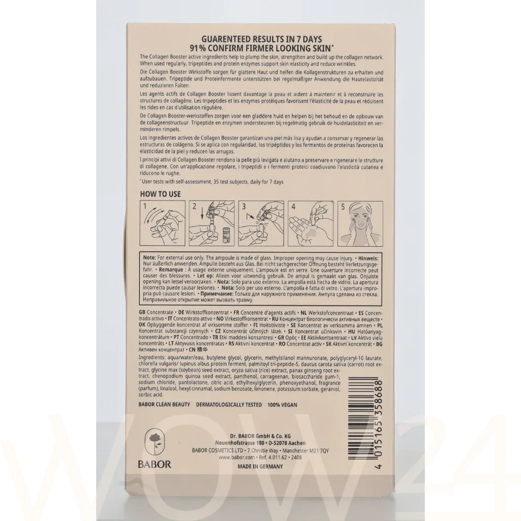Babor Babor Collagen Booster Ampoule Concentrates thumbnail 3