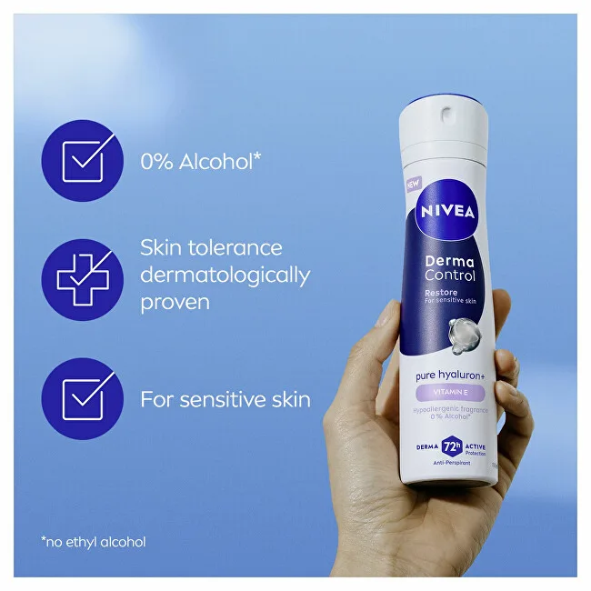 Nivea Antiperspirant spray for sensitive skin Derma Control Restore (Antiperspirant) 150 ml thumbnail 4