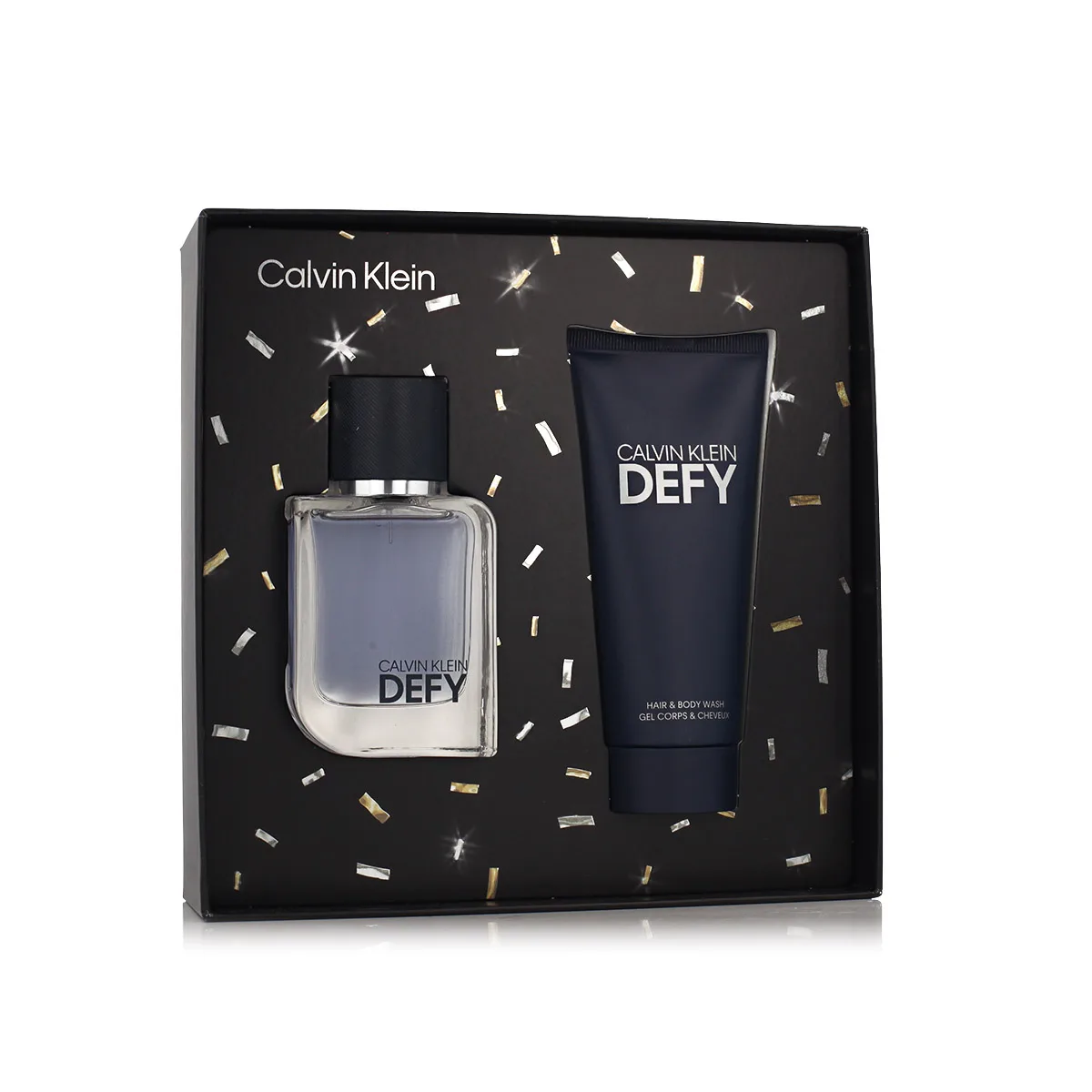 Calvin Klein Set Calvin Klein: Defy, Woody-aromatic, Shower Gel & Shampoo 2-In-1, 100 ml + Defy, Eau De Toilette, For Men, 50 ml thumbnail 2