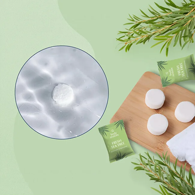 Body Restore Fresh Tea Tree Shower Steamers aromatic tablet set 3 pcs thumbnail 5