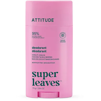 Attitude Natural deodorant Super Leaves Coconut & forest fruits 75 g thumbnail 2
