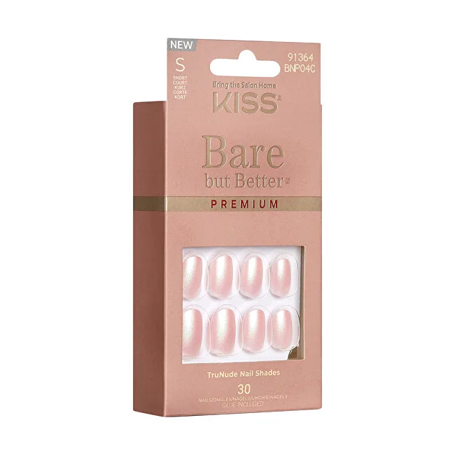 Kiss Adhesive nails Bare-But-Better Premium Nails - Mocha 30 pcs thumbnail 2