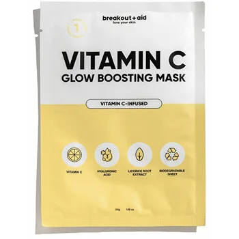Breakout+aid Brightening mask with vitamin C Glow Boosting Mask 34 g thumbnail 2