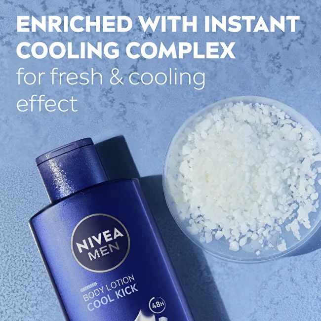 Nivea Cool Kick Body Lotion for Men 400 ml thumbnail 3