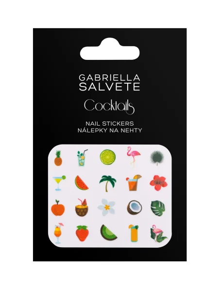 Cocktails nail stickers