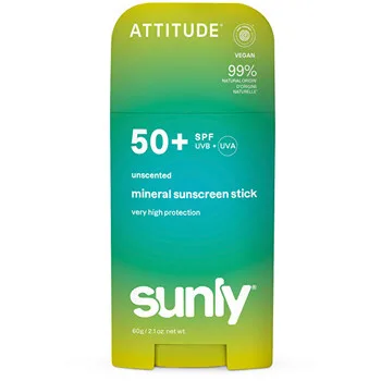 Attitude Mineral sunscreen stick SPF 50 Sunly Stick thumbnail 2