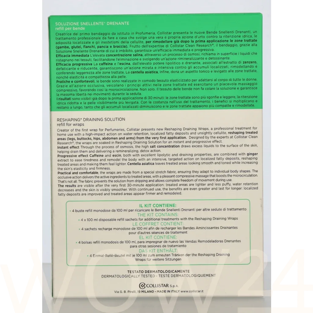 Collistar Reshaping Draining Solution Refill For Wraps thumbnail 3
