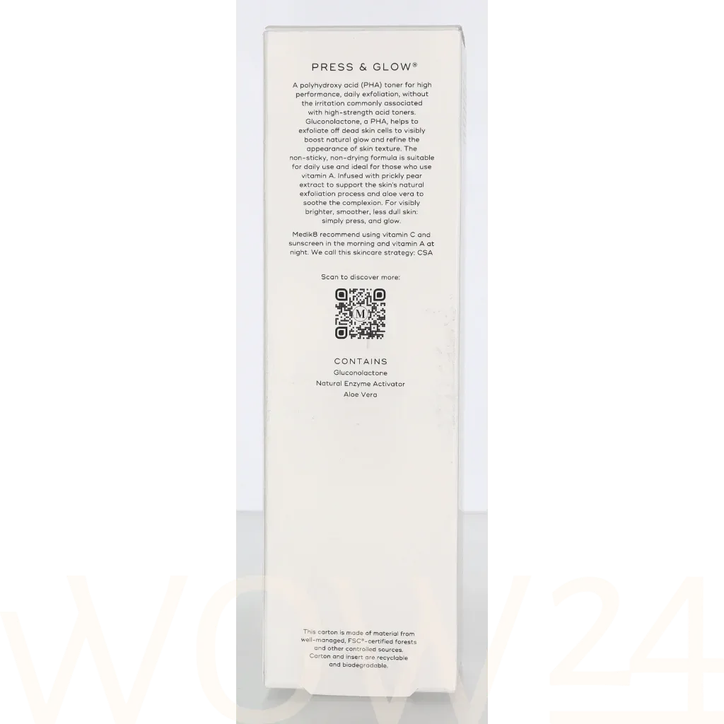 Medik8 Press & Glow Daily Exfoliating PHA Tonic thumbnail 3