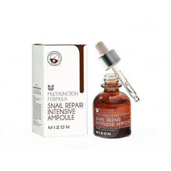 Mizon Rejuvenating facial serum with snail secretion filtrate 80% (Snail Repair Intensive Ampoule) 30 ml thumbnail 3