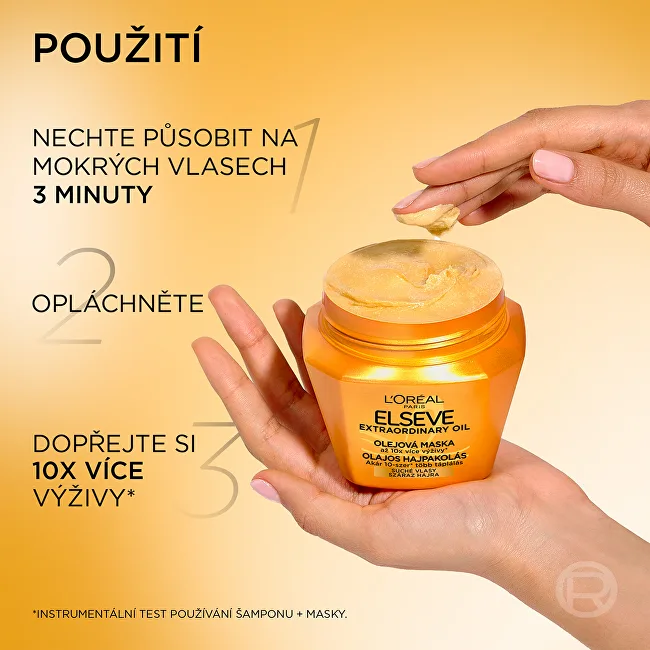 L'Oréal Paris  L`Oréal Paris Elseve Extraordinary Oil oil mask for dry hair, 300 ml thumbnail 5
